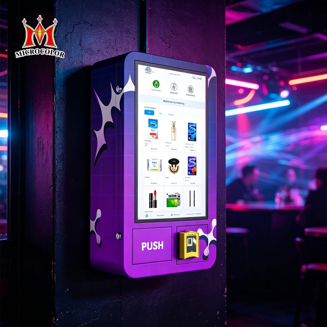 Smart 32-Inch Touchscreen Stainless Steel Small Wall-Mounted Vending Machine for Cigarette Nicotine SDK Multiple Payment Options