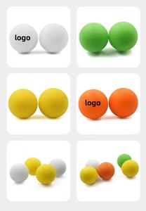 Bola de Lacrosse de masaje de espalda de silicona ecológica no tóxica con logotipo personalizado de alta calidad para liberación miofascial - Product Image 2