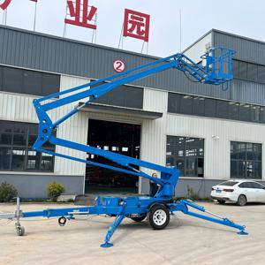 L-417 Nacelle élévatrice automotrice télescopique articulée remorquable électrique de 20 m pour travaux en hauteur - Product Image 4