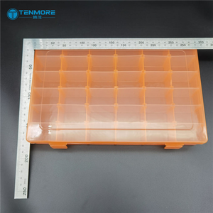 Caja de Almacenamiento de Plástico Transparente con 36 Compartimentos y Divisores Extraíbles, Organizador para Ferretería, Joyería y Componentes Electrónicos - Product Image 3