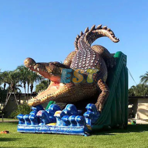 Toboggan gonflable Crocodile moche, jeux et équipements <span class=keywords><strong>de</strong></span> glisse sèche gonflables pour enfants et adultes, château gonflable pour jardin - Product Image 3