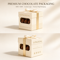 Boîte Cadeau Alimentaire Personnalisée Élégante pour Chocolats, Emballage de Marque avec Fenêtre Ovale Découpée et Nœud en Ruban pour Biscuits, Bonbons, Snacks, OEM