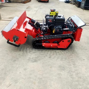 Petit robot coupe-herbe <span class=keywords><strong>largeur</strong></span> de coupe 800mm/1000mm/1200mm grande puissance moteur diesel télécommande tondeuse à gazon sur chenilles tondeuse à fléaux - Product Image 6