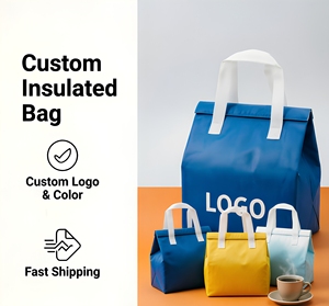 Thermal Insulated <strong>Cooler</strong> <strong>Lunch</strong> <strong>Bags</strong>, Custom Disposable Food Delivery <strong>Bags</strong> for Takeaway - Product Image 1