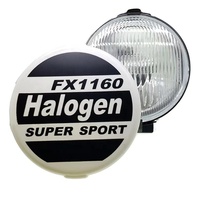 HST-26002 1PC Offroad Round 12V FX1155 Jaune Blanc H3 55w Halogène Super Sport Lumière antibrouillard pour Jeep SUV Camion Remorque