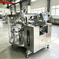 Machine d'emballage automatique ENAK pour sachets préformés, idéale pour les dattes rouges, le fromage, les fruits secs, les aliments marinés et les cornichons