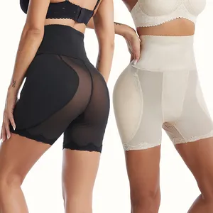 Culotte rembourrée pour femmes, grande taille, haute élasticité, amincissante, sexy, rehausseur de fesses, sexy