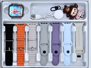 Mô Hình Mới L800 Loạt 10 Smartwatch 7-Trong-1 46Mm 2.01 Đầy Đủ Màn Hình Android Vuông Thiết Kế Câu Trả Lời Cuộc Gọi Thanh Toán Không Dây Sạc <span class=keywords><strong>3</strong></span> - Product Image 4