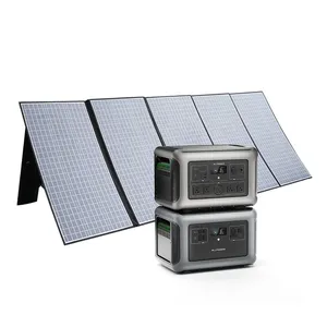 ALLPOWERSポータブル3500ワット太陽光発電所屋外ハンティングブラックアウト用のAC出力太陽光発電機を備えた純粋な正弦波