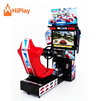 Machine de jeu d'arcade de course à monnayeur en métal, simulateur de conduite, pour centre de divertissement familial - Grande Vente