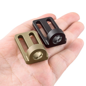 อะแดปเตอร์สล็อตผ้าใบแบบกำหนดเองจากโรงงาน ผลิตด้วยเครื่อง CNC จากอลูมิเนียมอัลลอยด์ สำหรับอุปกรณ์ยุทธวิธี ชุบอโนไดซ์ ป้องกันการกัดกร่อน อุปกรณ์เสริมสำหรับการติดตั้ง - Product Image 6