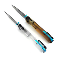 Bm535 S30v acier couteau pliant Pel acrylique poignée couteau de poche couteau de chasse en plein air Camping tactique Edc outil