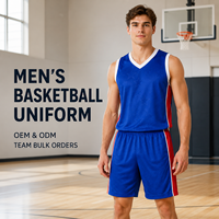 Uniforme de Baloncesto Personalizado para Hombre, Cuello en V, Sin Mangas, Transpirable y que Absorbe la Humedad, para Entrenamientos Diarios de Equipos Universitarios