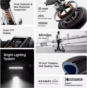 Patinete Eléctrico Plegable Ninebot F3 2026, Precio de Fábrica Original, 25 km/h, Patinete Inteligente para un Estilo Moderno - Product Image 6