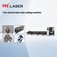 Mesin Pemotong Laser Serat CNC HN Laser 1500W hingga 6000W Bersertifikasi CE untuk Pipa Bulat dan Persegi