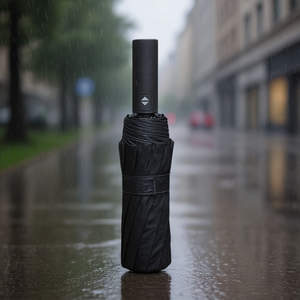 Automatic 12 Bone Umbrella Compact Portable Rain Protection Full Auto Open Close Black Blue Pink Red Purple - Product Image 3