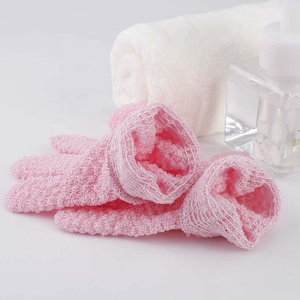 Gants de bain en <span class=keywords><strong>luffa</strong></span> double face <span class=keywords><strong>Gant</strong></span> de bain <span class=keywords><strong>exfoliant</strong></span> pour le corps pour la douche et l'élimination des peaux mortes - Product Image 6