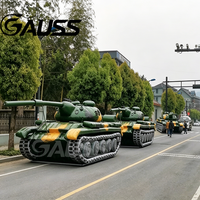 Char gonflable géant d'extérieur pour publicité promotionnelle, modèle de Panzer gonflable de simulation avec impression UV