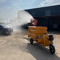 Nouvelle Camion-citerne à eau 4x2 automatique avec moteur, canon à brouillard et arroseur, norme Euro 4, portée 8-12m pour le contrôle des poussières routières