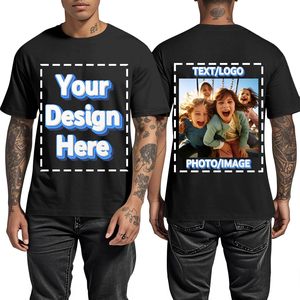 Camisetas Americanas de Manga Corta 100% Algodón, Camisetas Personalizadas con Estampado y Bordado para Marcas de Moda a través de Dropshipping y POD - Product Image 1