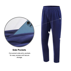 กางเกงวิ่งจ๊อกกิ้งผู้ชายมืออาชีพกางเกงวอร์มผ้าทอแห้งเร็วสะท้อนแสงสำหรับผู้ชาย - Product Image 6