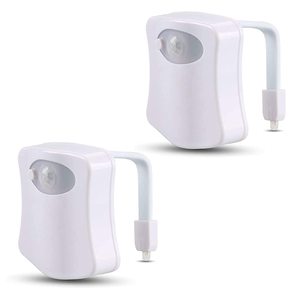 16 Colors Waterproof Smart <b>Motion</b> <b>Sensor</b> Toilet <b>Light</b> Human Induction <b>Led</b> Night <b>Light</b> Toilet Bowl <b>Light</b> for Bathroom WC Washroom - Product Image 3
