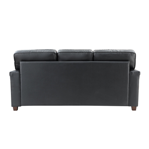 Sofá Seccional Cuadrado <span class=keywords><strong>de</strong></span> Cuero, <span class=keywords><strong>3</strong></span> Plazas, Estilo Moderno Fijo, Cuero Genuino Transpirable y Duradero, Muebles <span class=keywords><strong>de</strong></span> Lujo para Sala <span class=keywords><strong>de</strong></span> Estar o Escuela - Product Image 5