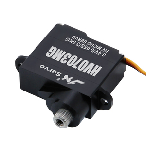 JX PDI-HV0703MG Mikro Çekirdeksiz Dijital <span class=keywords><strong>Servo</strong></span> <span class=keywords><strong>3KG</strong></span> 4.8-8.4V Tam Alüminyum Kasa Motorları RC Helikopter Paletli Araba için - Product Image 4