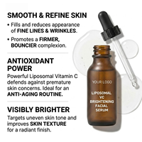 Sérum Équilibrant à la Vitamine C pour le Visage – Lisse les Ridules et les Rides – Squalane Végétalien Sans Gluten – Éclaircissant et Hydratant – 30ml – OEM Marque Privée