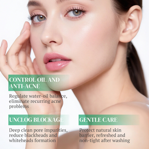 KORMESIC Marque Privée OEM 100g Nettoyant Visage Anti-Acné à l'Acide Salicylique et à l'Huile d'Arbre à Thé, Éclaircissant, Équilibrant le Sébum, Mousse Riche - Product Image 2