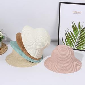 Sombrero de Paja Panamá para Niñas, Transpirable, Protección Solar, Ala Ancha, para Verano, de 4 a 6 Años, para Uso en Exteriores y Playa - Product Image 4