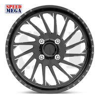 Rines de Aleación de Aluminio Forjado de Perfil Profundo de 17-20 Pulgadas, Nuevos, Todoterreno para GMC-Speedmega, Acabado Negro, Diseño Multirradio 3D