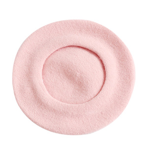 Hochwertiger Fabrik preis 100% Wolle Mehr farben mit individuellem Stick logo Baskenmütze nhut für Frauen - Product Image 4