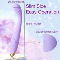 10 Vibrationsmodi G-Punkt-Vibrator und Klitoris-Nippel-Stimulator Wasserdichtes Erwachsenen-Sexspielzeug Fingerstab Reisegröße für Frauen