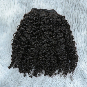 Extensiones de Cabello Remy 100% Vietnamita de Templo, Ondulado Bebé, Doble Trama a Máquina, Cutículas Alineadas, Sin Procesar, Súper Calidad - Product Image 3