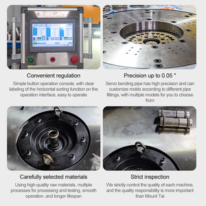 เครื่องขึ้นรูปปลายท่อสแตนเลสแบบแนวนอนขนาด 380 มม. ออกแบบตามสั่ง เครื่องขยายและลดขนาดท่อไอเสียอัตโนมัติ พร้อมชุดเกียร์ปลายท่อ ยี่ห้อ <span class=keywords><strong>Yan</strong></span> - Product Image 3