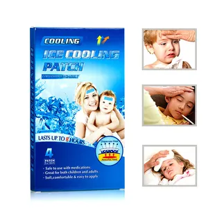 OEM Factory Baby Fever Cooling Gel Patch Reducing Cool Patch Home Use Cooling Pad For Fever