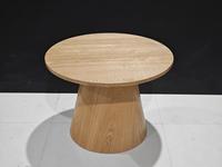 Ensemble de table basse centrale en bois noir en forme de nuage nordique moderne
