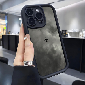 Sky <strong>Cloud</strong> Over Airplane Print Ladder Lens Style Shockproof TPU Mobile Phone Cover Case for <strong>Samsung</strong> Galaxy A07 A17 A56 S26 Ultra - Product Image 3