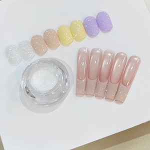 Poudre de <span class=keywords><strong>sucre</strong></span> translucide pour ongles, paillettes fines, poussière scintillante, <span class=keywords><strong>effet</strong></span> <span class=keywords><strong>sucre</strong></span> pour nail art, pigment pour manucure, pour ongles en acrylique et en gel - Product Image 4