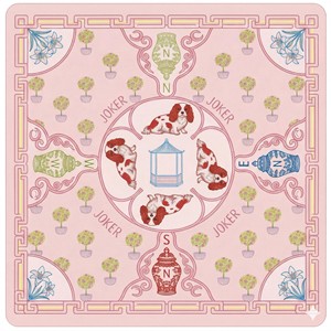 Tapis de jeu de mahjong tropical pastel mignon, base antidérapante robuste, grand tapis de jeu pour mahjong et <span class=keywords><strong>poker</strong></span> en intérieur et en extérieur - Product Image 2
