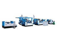 Machine de laminage de film à double surface et extrudeuse double en plastique