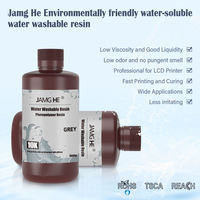Resin UV 405nm dengan Viskositas Tinggi, Kemurnian 100%, Dapat Dicuci dengan Air untuk Printer 3D LCD DLP SLA