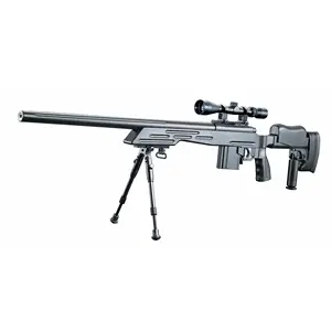 Powerful hand-pulled toy gun adult sniper's rifle toys gun Real Life CS Alloy magazine Metal barrel 350fps Well pro MB4413Dgun
