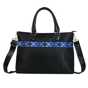 Op maat gemaakte logo bedrukking Echt lederen laptoptas merken Aktetas Canvas Vergadering Borduurwerk Op maat gemaakte verwerking Ontwerpen Nieuwe modellen - Product Image 5