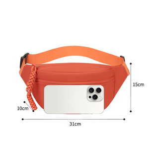 Tas Pinggang Olahraga Unisex Trendy Kasual Portable Bahan Nylon Model Kartun Terbaru 2025 dengan Tali Serut - Product Image 4