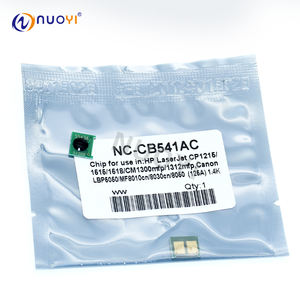 Nuoyi Compatible CB540A <span class=keywords><strong>CB541A</strong></span> Chip de tóner para HP LaserJet CP1215 1515 1518 CM 1300mfp 1312mfp Canon LBP5050 MF8010cn 8030cn 8050 - Product Image 1