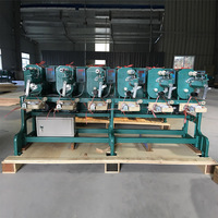 Machine Industrielle à Bobiner le Fil à 6 Broches pour Fils à Coudre et à Broder | Rembobineuse Textile à Bobinage Conique