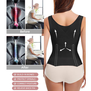 OEM/ODM Combinaison pour façonner le <span class=keywords><strong>ventre</strong></span> Gilet push-up Top Seamless Shapewear Tummy Control Romper pour les femmes - Product Image 4