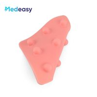 Medeasy Simulador Laparoscópico: Módulo de Entrenamiento con Almohadilla de Silicona para Sutura Abdominal, Desgarro, Corte y Prisionera de Fila.